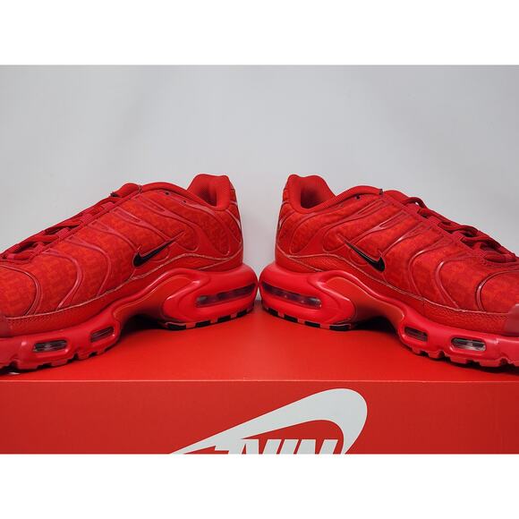 Nike Air Max Plus CHILE RED DD9609-600 Size 11.5 WORN - Picture 6 of 8
